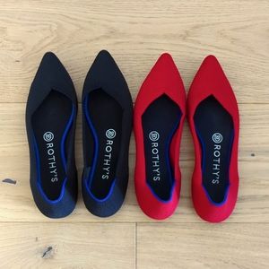 Rothy's flats - red
